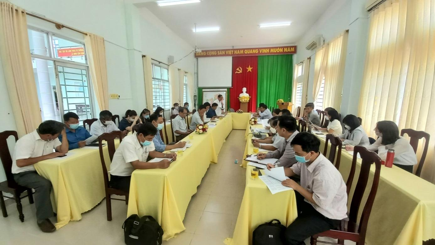 Viện Nghiên cứu Bông và Phát triển nông nghiệp Nha Hố tham gia Đoàn công tác của Sở Khoa học và Công nghệ Khánh Hòa làm việc với Ủy ban nhân dân thành phố Cam Ranh
